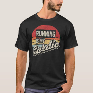 Das Laufen ist mein Vintager Cardio Retro, der Mar T-Shirt