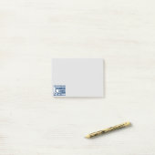 Das Laufen löst alle Post-it Klebezettel (Auf Schreibtisch)