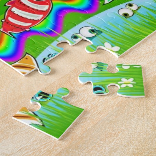 Das laufende Puzzlespiel der Schlangen-(Ide Zmija) Puzzle (Seite)