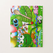 Das laufende Puzzlespiel der Schlangen-(Ide Zmija) Puzzle (Vertikal)