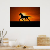 Das Laufpferd Poster (Küche)