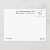 Das Laufwerk ein Postkarte (Rückseite)