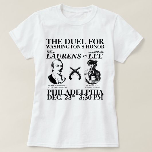 Das Laurens-Lee Duell T-Shirt (Design vorne)