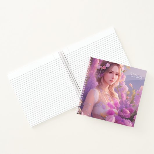 Das Lavender Diary Hardcover Journal Notizblock (Innenseite)