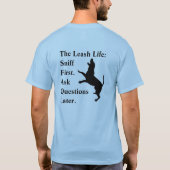 Das Leash-Leben: Hound T-Shirt (Rückseite)