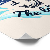 Das Leben am Lago Funny Poster ist besser (Ecke)