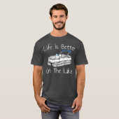 Das Leben am Pontoon-See ist besser T-Shirt (Vorne ganz)