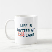 Das Leben am Rice Lake ist besser Kaffeetasse (Links)