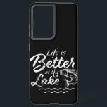 Das Leben am See Funny Gift für Samsung Galaxy Hülle<br><div class="desc">Iss Sleep Fisch wiederholen Geschenk. Angeln im Herzen Cool Beat ein tolles Geschenk für Fischer. Ein exklusives Fishing-Design, ideal für Fischer.Diese Original Fishermen Cool Mens Grafik eignet sich hervorragend für Vintage Fischer und trendige Fans. Ein tolles Geschenk für Angelfreunde und die Fischhaken springen von der Stange. Eine lustige Geschenkgrafik für...</div>