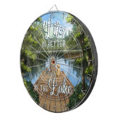 Das Leben am See ist besser Dartscheibe (Vorderseite rechts)