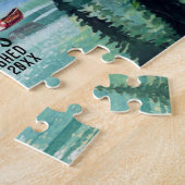 Das Leben am See ist besser | Familienname Puzzle (Seite)