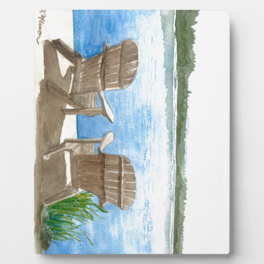 Das Leben am See ist besser Fotoplatte (Vorderseite)