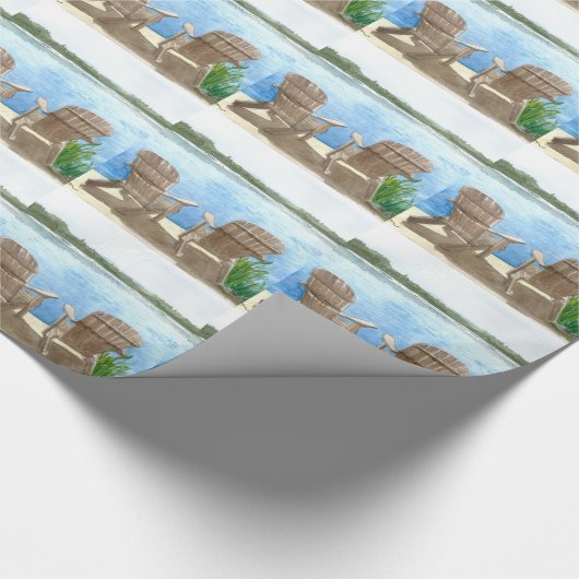 Das Leben am See ist besser Geschenkpapier (Ecke)