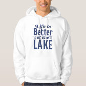 Das Leben am See ist besser Hoodie (Vorderseite)