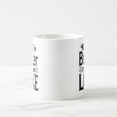 Das Leben am See ist besser Kaffeetasse (Mittel)