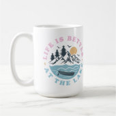 Das Leben am See ist besser Kaffeetasse (Links)