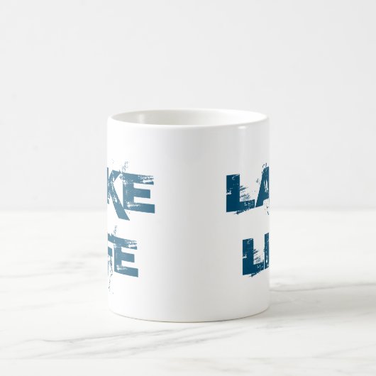 Das Leben am See ist besser Kaffeetasse (Mittel)