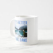 Das Leben am See ist besser Kaffeetasse (Vorderseite Links)