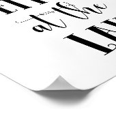 Das Leben am See ist besser Poster (Ecke)