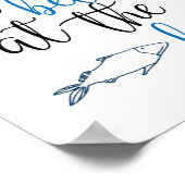 Das Leben am See ist besser Poster (Ecke)