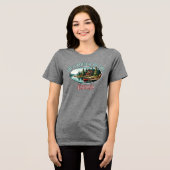 Das Leben am See ist besser Tri-Blend Shirt (Vorderseite voll)