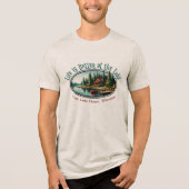 Das Leben am See ist besser Tri-Blend Shirt (Vorderseite)