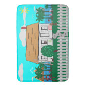 Das Leben am Strand Badematte (Vorderseite Vertikal)