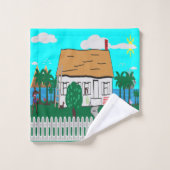 Das Leben am Strand Badhandtuch Set (Waschlappen)