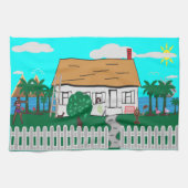 Das Leben am Strand Geschirrtuch (Horizontal)