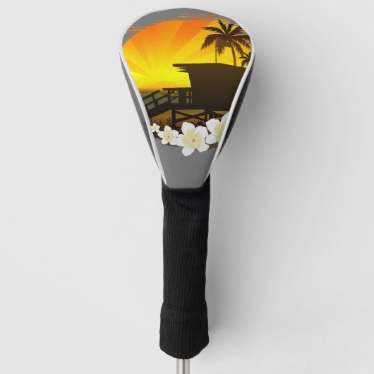 Das Leben am Strand Golf Headcover (Vorderseite)