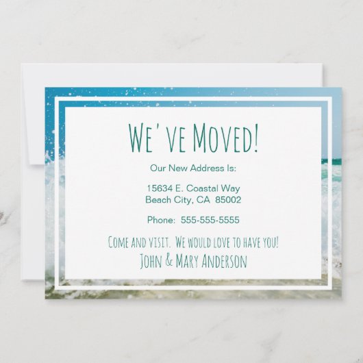 Das Leben am Strand ist besser Ankündigung (Rückseite)