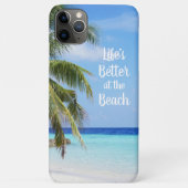 Das Leben am Strand ist besser Case-Mate iPhone Hülle (Rückseite)