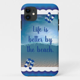 Das Leben am Strand ist besser Case-Mate iPhone Hülle