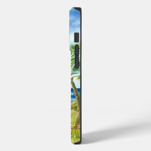 Das Leben am Strand ist besser Case-Mate iPhone Hülle (Rückseite / Links)