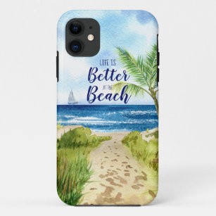 Das Leben am Strand ist besser Case-Mate iPhone Hülle