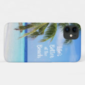 Das Leben am Strand ist besser Case-Mate iPhone Hülle (Rückseite (Horizontal))