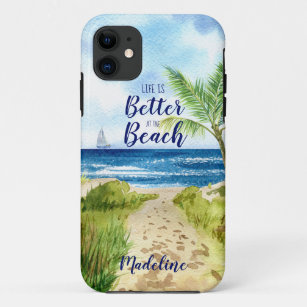 Das Leben am Strand ist besser Case-Mate iPhone Hülle