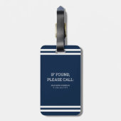 Das Leben am Strand ist besser Gepäckanhänger (Rückseite vertikal)