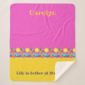 Das Leben am Strand ist besser, Ihr Name, Sherpadecke (Vorderseite)