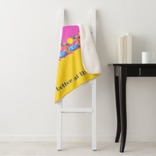 Das Leben am Strand ist besser, Ihr Name, Sherpadecke (Beispiel)