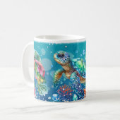 Das Leben am Strand ist besser Kaffeetasse (Vorderseite Links)