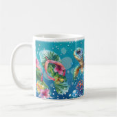 Das Leben am Strand ist besser Kaffeetasse (Links)