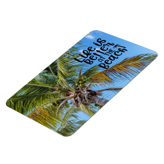 Das Leben am Strand ist besser Magnet (Linke Seite)