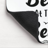 Das Leben am Strand ist besser Mousepad (Ecke)