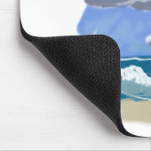 Das Leben am Strand ist besser Mousepad (Ecke)