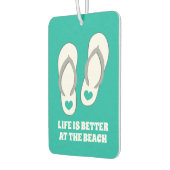 Das Leben am Strand ist besser, niedliche Autofris Autolufterfrischer (Links)