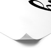 Das Leben am Strand ist besser Poster (Ecke)