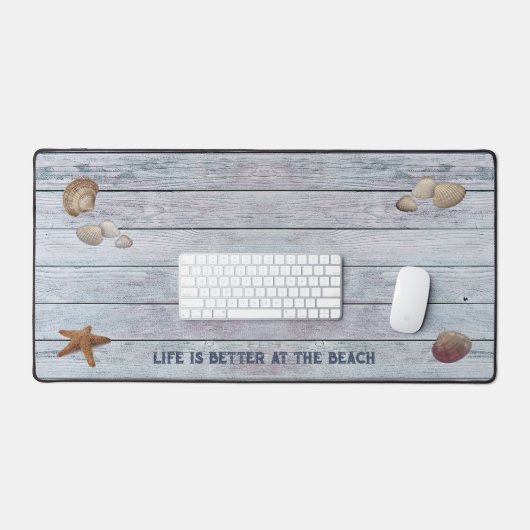 Das Leben am Strand ist besser Schreibtischunterlage (Tastatur & Maus)