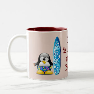 Das Leben am Strand ist besser - SnappyHappy Tasse