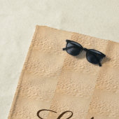 Das Leben am Strand ist besser Strandtuch (Beispiel)